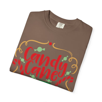 Candy Cane Cutie Enjoying Tee Tiny Helpers Jingle Bell Bling Festival Season Merry Christmas Unisex Heavy Cotton T-Shirt