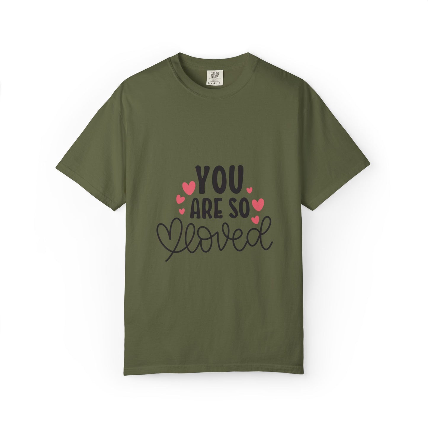 You Are So Loved More Love Tee Hug Rainbow Passion Unconditional Soulful Connection Unisex Heavy Cotton T-Shirt