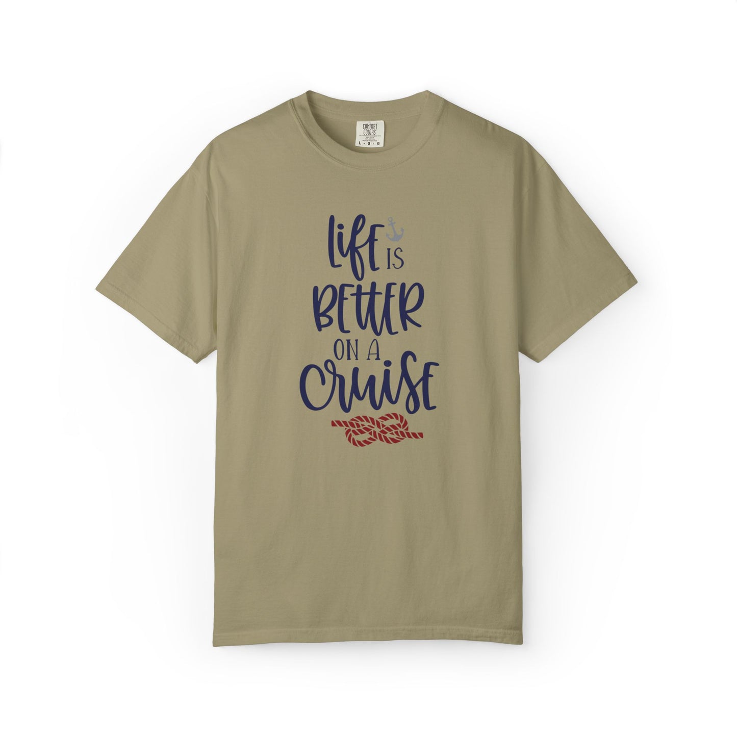 Life Is Better On A Cruise Marine Life Fishermen Seafaring Adventure Lovers Tee Shipman Unisex Heavy Cotton T-Shirt