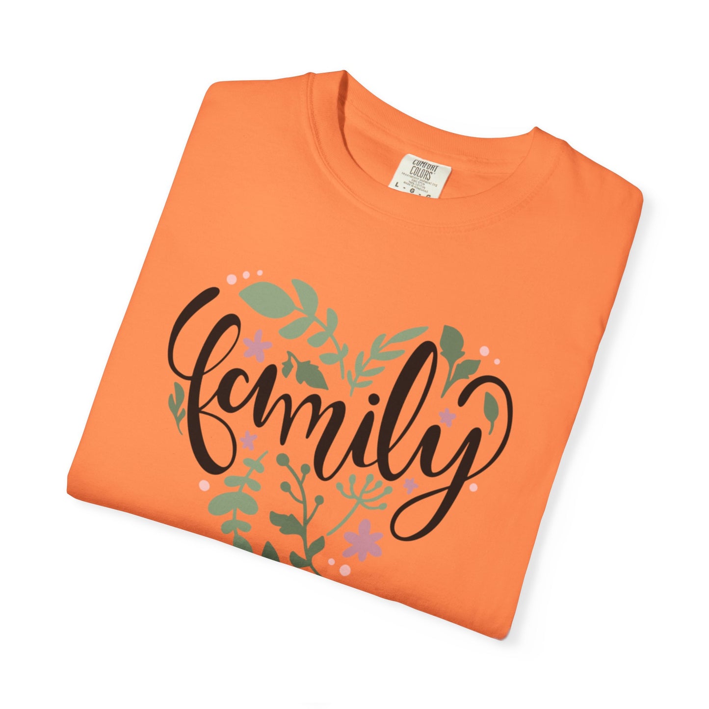 Family Trendy Tee Hug Rainbow Passion Unconditional Soulful Connection Siblings Love Parents Unisex Heavy Cotton T-Shirt