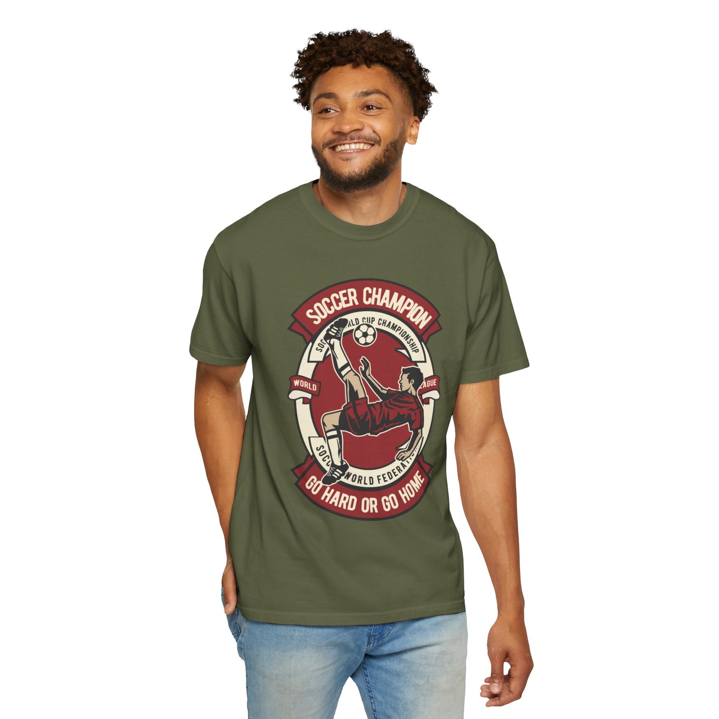 Soccer Champion Heartwarming Sweet Tee Charismatic Passion Unisex Heavy Cotton T-Shirt