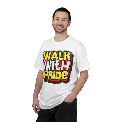 Walk With Pride Confidence Tee Aspiration Mindfulness Integrity Empowerment Unisex Heavy Cotton T-Shirt