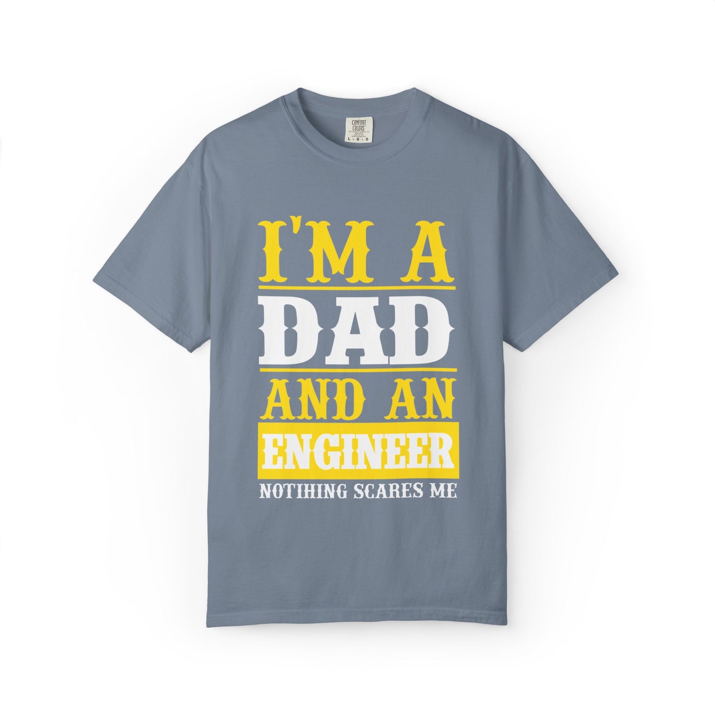 Proud Dad I’m Dad And An Engineer Fatherhood Role Model Problem-solving Critical Thinking Unisex Heavy Cotton T-Shirt