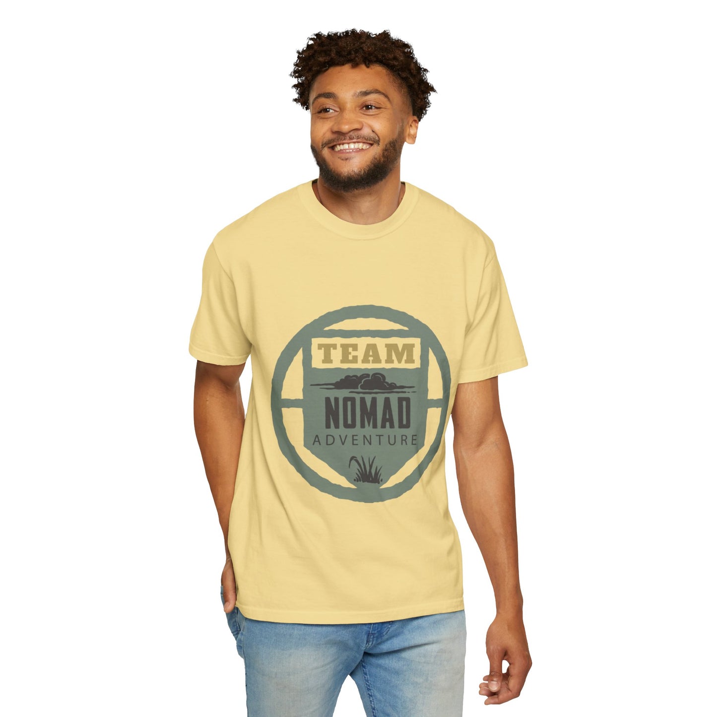 Team Nomad Constant Movement Discovery Freedom Adventure Enthusiasts Unisex Heavy Cotton T-Shirt