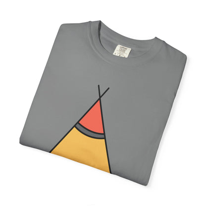 Camping  Adventure Lovers Tee Nature Exploration Bonfire Travel Van Unisex Heavy Cotton T-Shirt