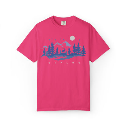 Unplug - Unisex Garment-Dyed T-shirt
