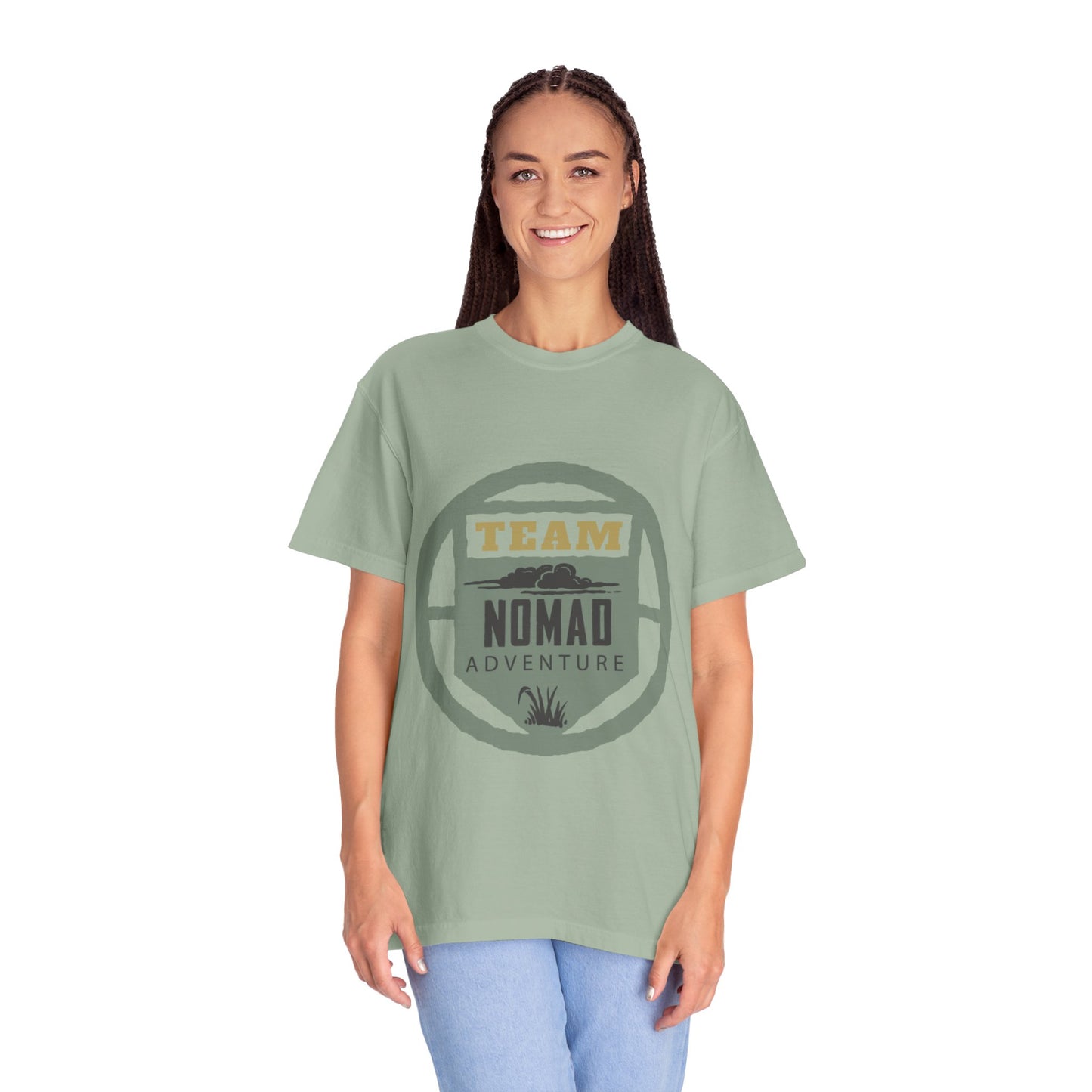 Team Nomad Constant Movement Discovery Freedom Adventure Enthusiasts Unisex Heavy Cotton T-Shirt