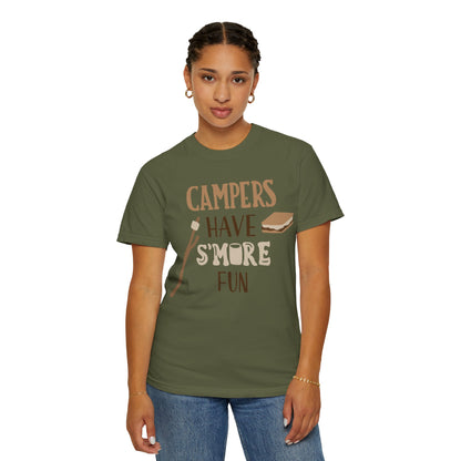 Campers Adventure Mountain Tee Belays Ropes Fun Activities Unisex Heavy Cotton T-Shirt