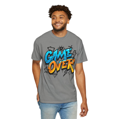 Game Over Unisex Garment-Dyed T-shirt