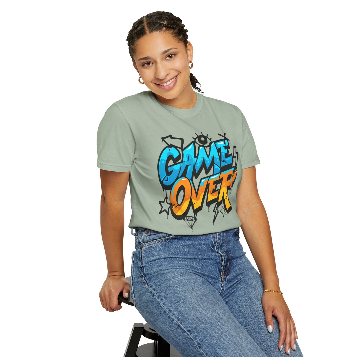 Game Over Unisex Garment-Dyed T-shirt