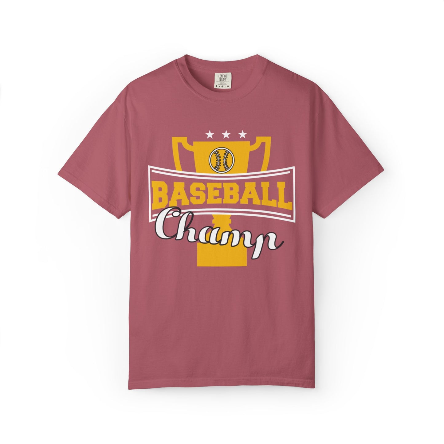 Baseball Champ Tee Bullpen Pitcher Bats League Game Sports Unisex Heavy Cotton T-Shirt