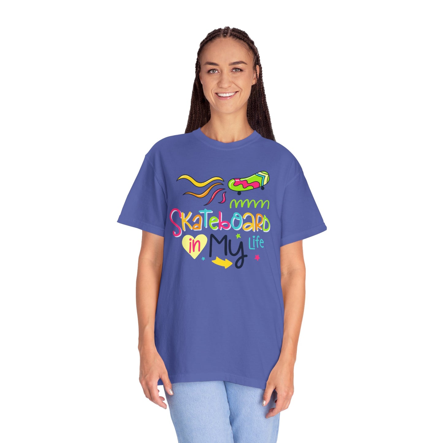 Skateboard In My Life Skater Competitions Boarding Fitness Tee Unisex Heavy Cotton T-Shirt