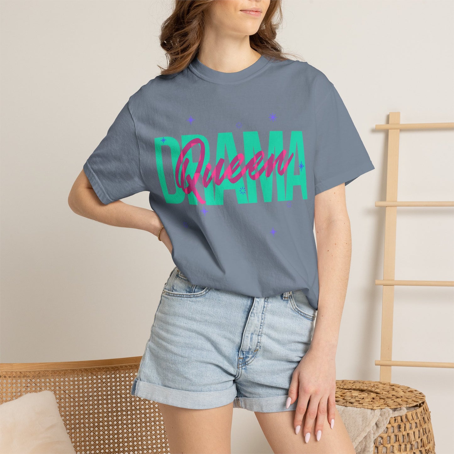 Girly T-Shirt Design Maker Featuring Sparkling Graphics Unisex Heavy Cotton T-Shirt
