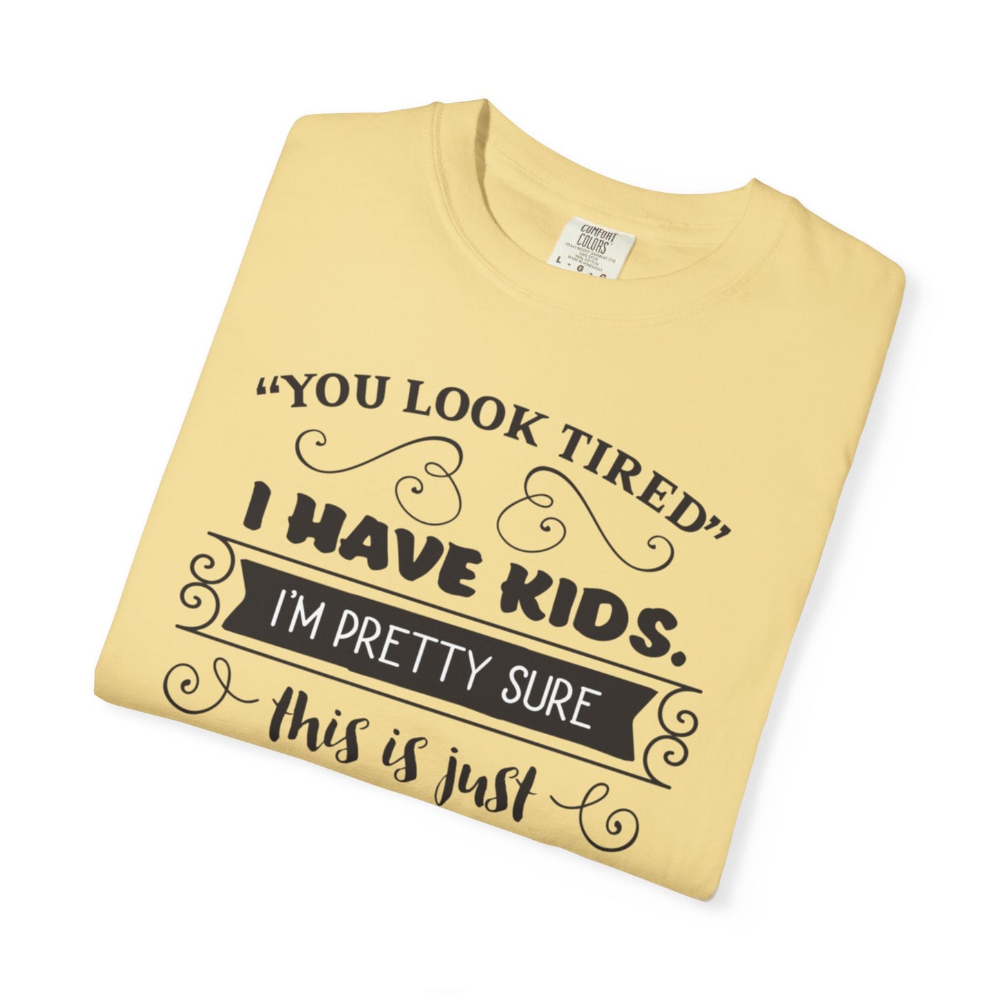 I Have Kids I’m Pretty Sure This Is Just My Face Now Strong Motherhood Tee Parenting Magic Fantasy Reality Wonder Woman Unisex Heavy Cotton T-Shirt