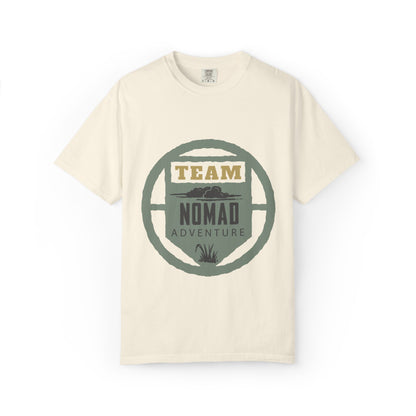 Team Nomad Constant Movement Discovery Freedom Adventure Enthusiasts Unisex Heavy Cotton T-Shirt