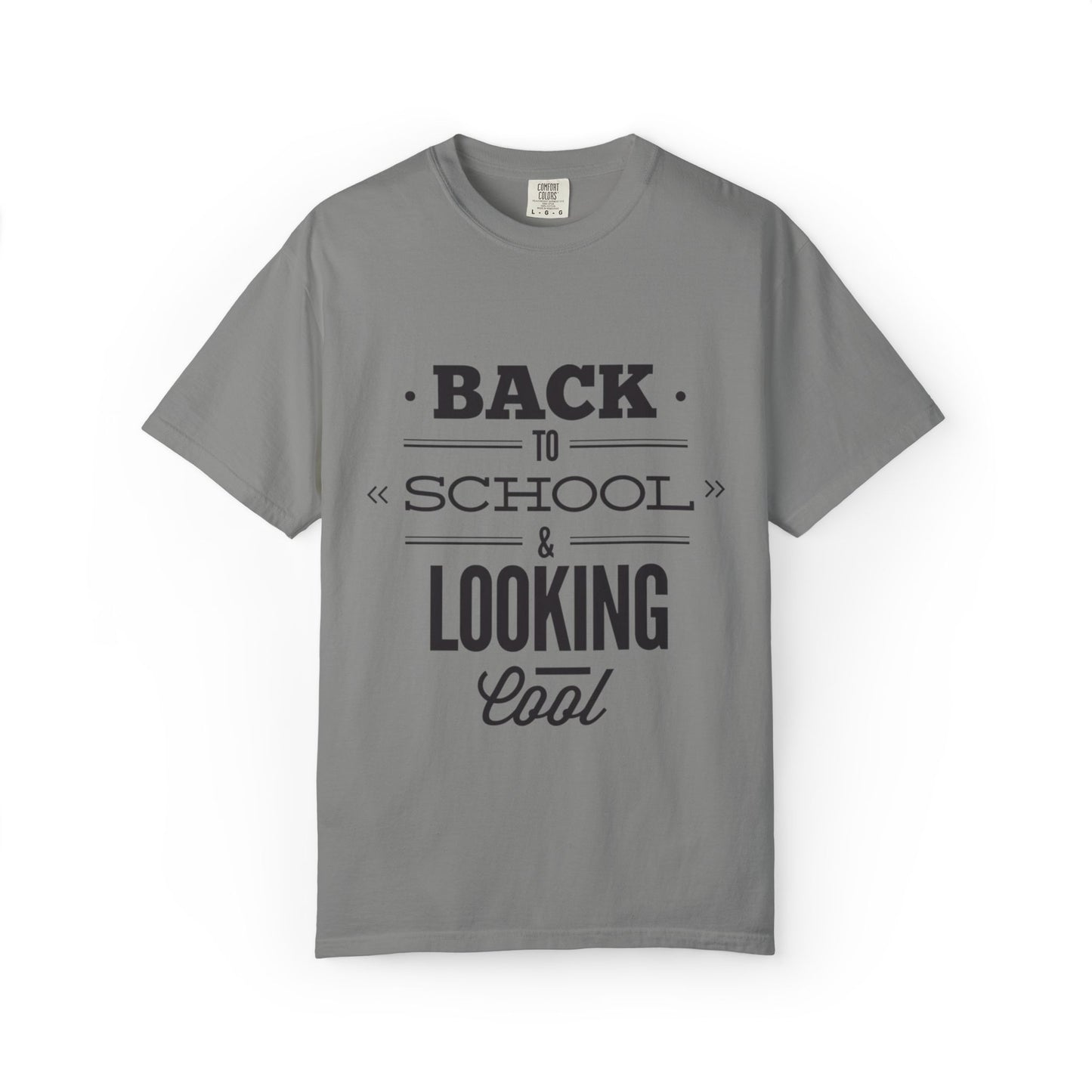 Funny Back To School Looking Cool New Beginning Educational Journey New Classroom Backpack Notebooks Unisex Heavy Cotton T-Shirt