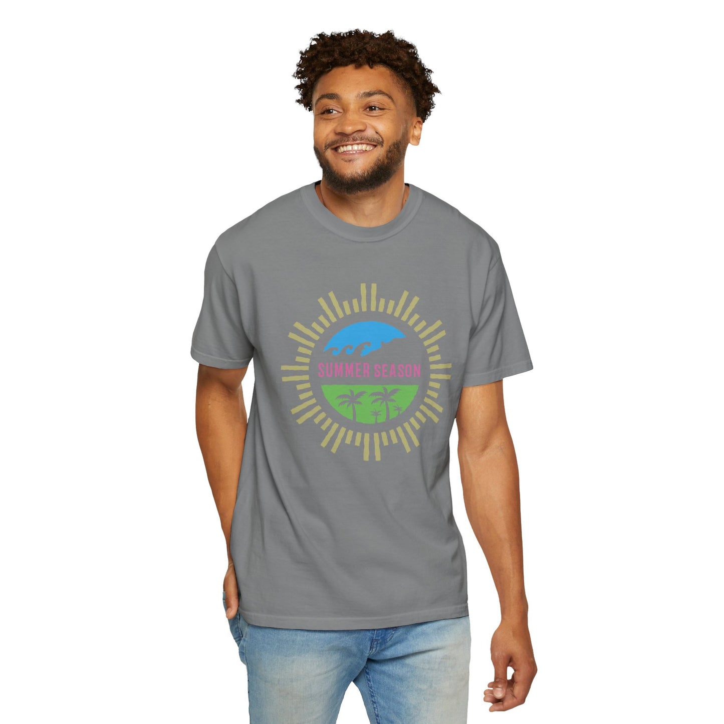 Summer Season Heat Long Days Cool Tee Unisex Heavy Cotton T-Shirt
