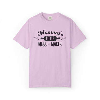Mommy’s Little Mess-Maker Motherhood Loves Supermom Life Giver Wonder Woman Trendy Tee Unconditional Love Toddler Unisex Heavy Cotton T-Shirt