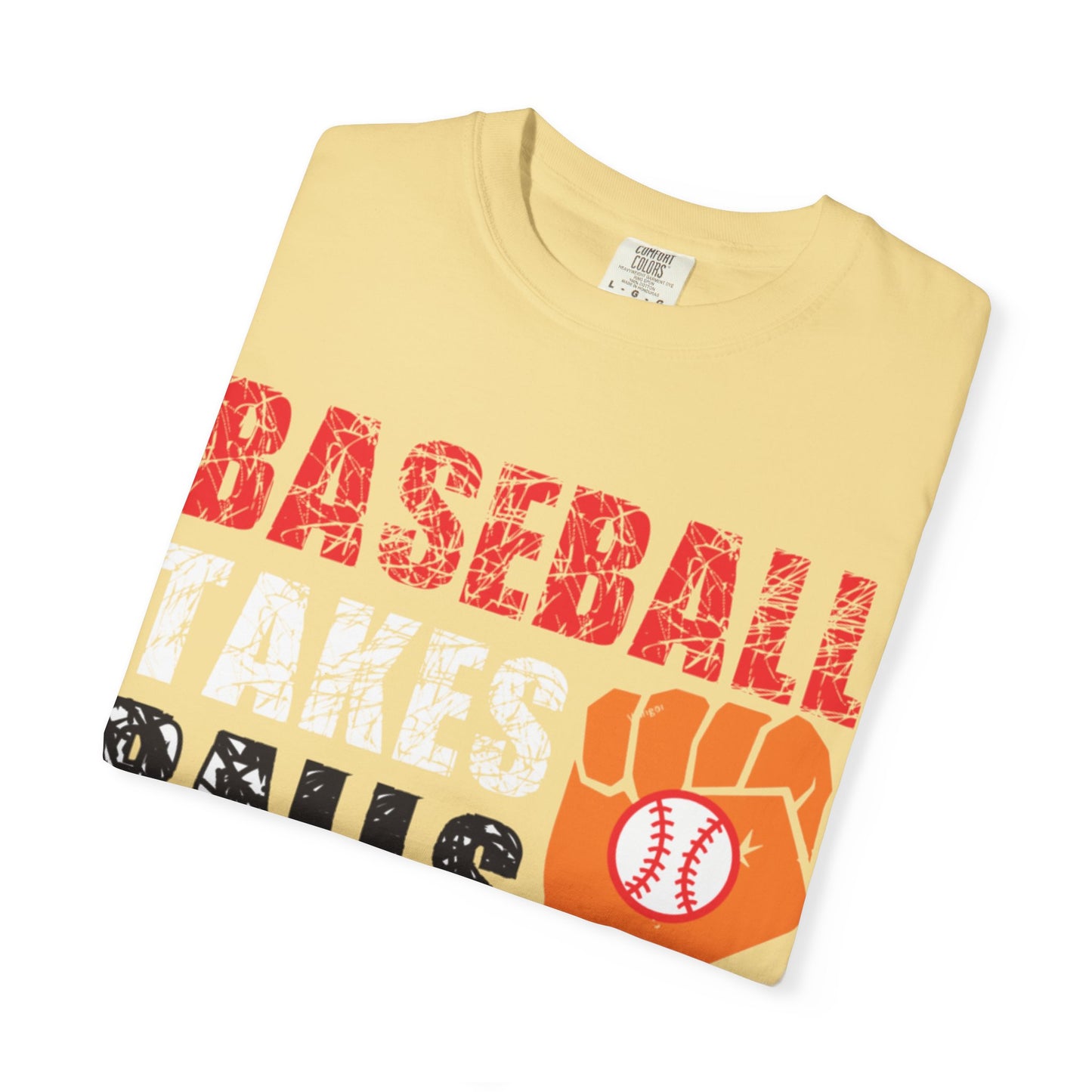 Baseball Takes Ball Defensive Prowess Tee Fielding Excellence Outfield Expertise Unisex Heavy Cotton T-Shirt