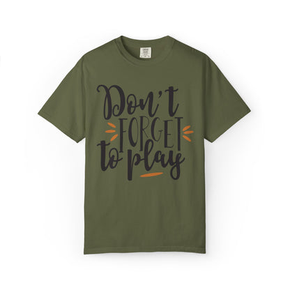 Don’t Forget To Play Warriors Tee Non-Stop Playing Gaming Obsession Unisex Heavy Cotton T-Shirt