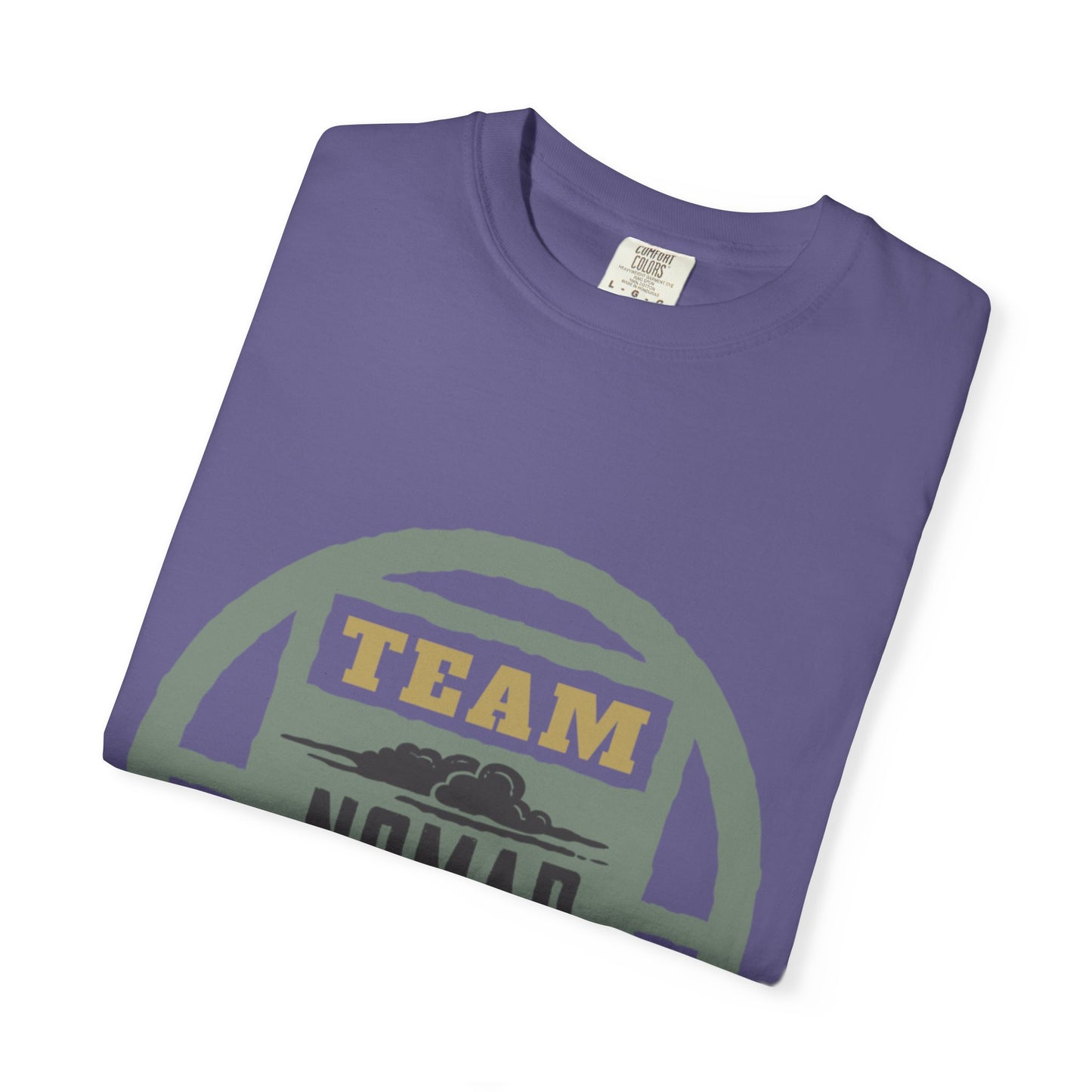 Team Nomad Constant Movement Discovery Freedom Adventure Enthusiasts Unisex Heavy Cotton T-Shirt