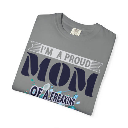 Proud Mom Telecom Engineer Mobile Technology Signal Processing Digital Communication Radio Frequencies Unisex Heavy Cotton T-Shirt