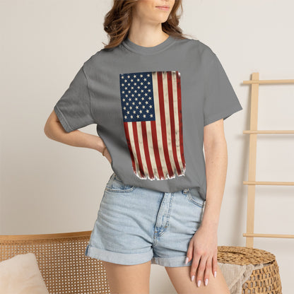 Flag USA - Unisex Garment-Dyed T-shirt
