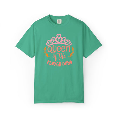 Queen Of The Playground Playtime Learning Objectives Early Toddlers Tee Childhood Development Unisex Heavy Cotton T-Shirt
