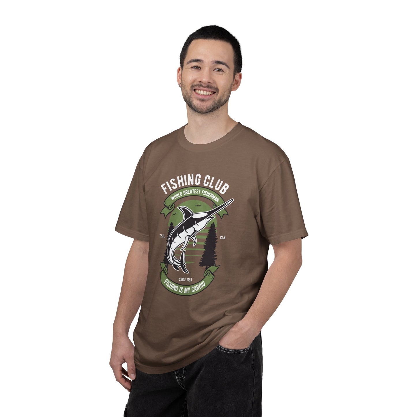 Fishing Club Fishing Gear Sarcastic Fishing Tee Unisex Heavy Cotton T-Shirt