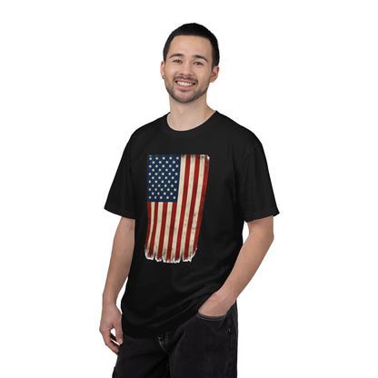 Flag USA - Unisex Garment-Dyed T-shirt