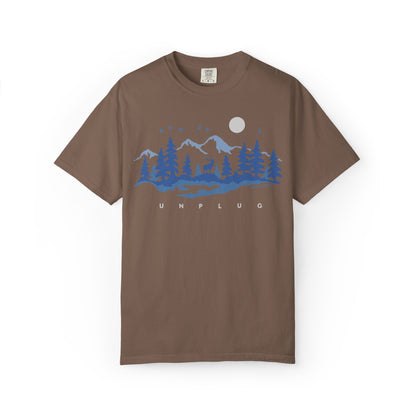 Unplug - Unisex Garment-Dyed T-shirt