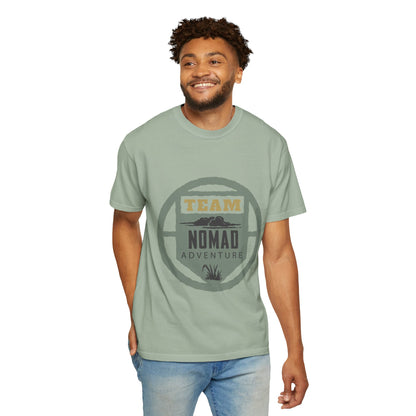 Team Nomad Constant Movement Discovery Freedom Adventure Enthusiasts Unisex Heavy Cotton T-Shirt