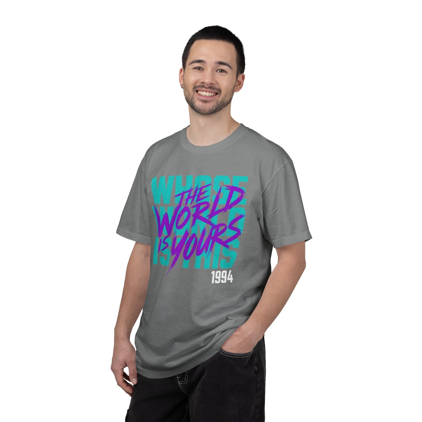 The World Is Yours Unisex Garment-Dyed T-shirt