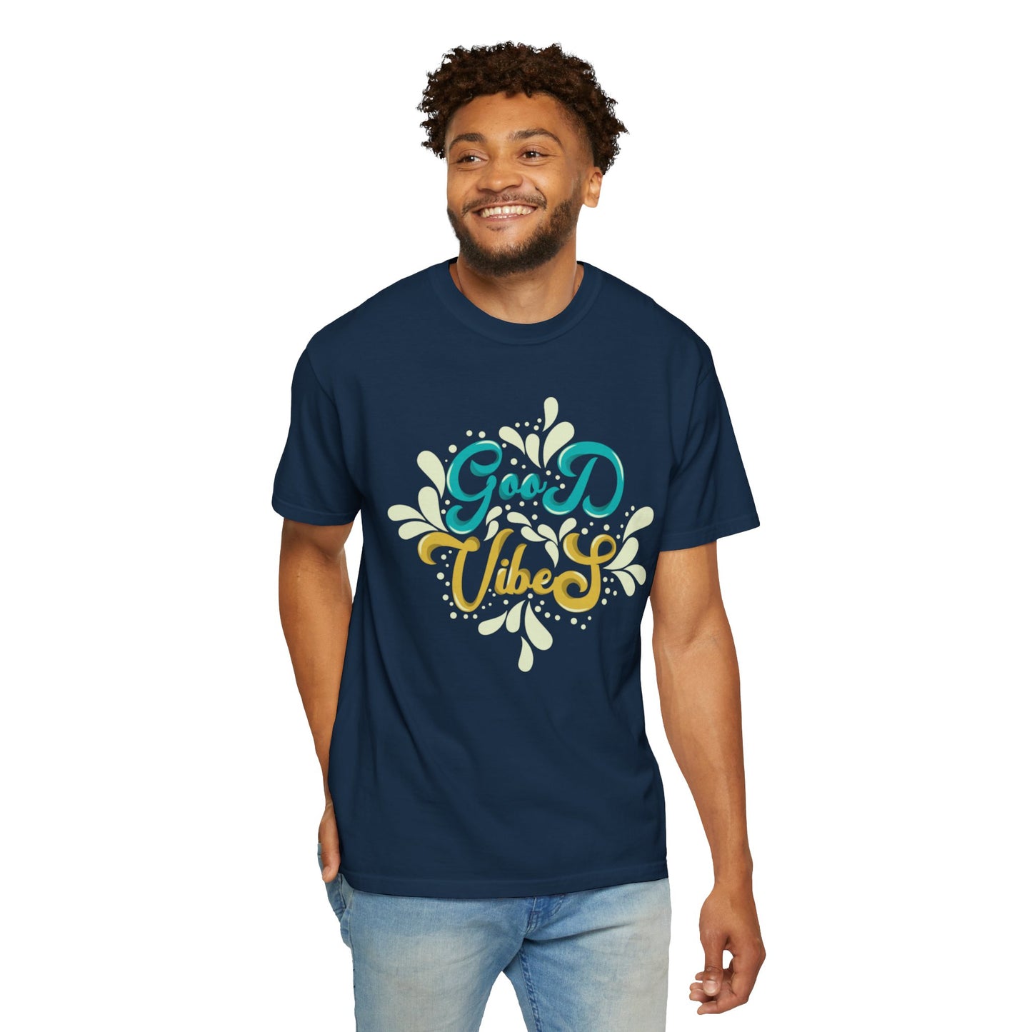 Good Vibes Motivational Tee Let Go Of Negativity Focus On Solutions Growth Mindset Unisex Heavy Cotton T-Shirt