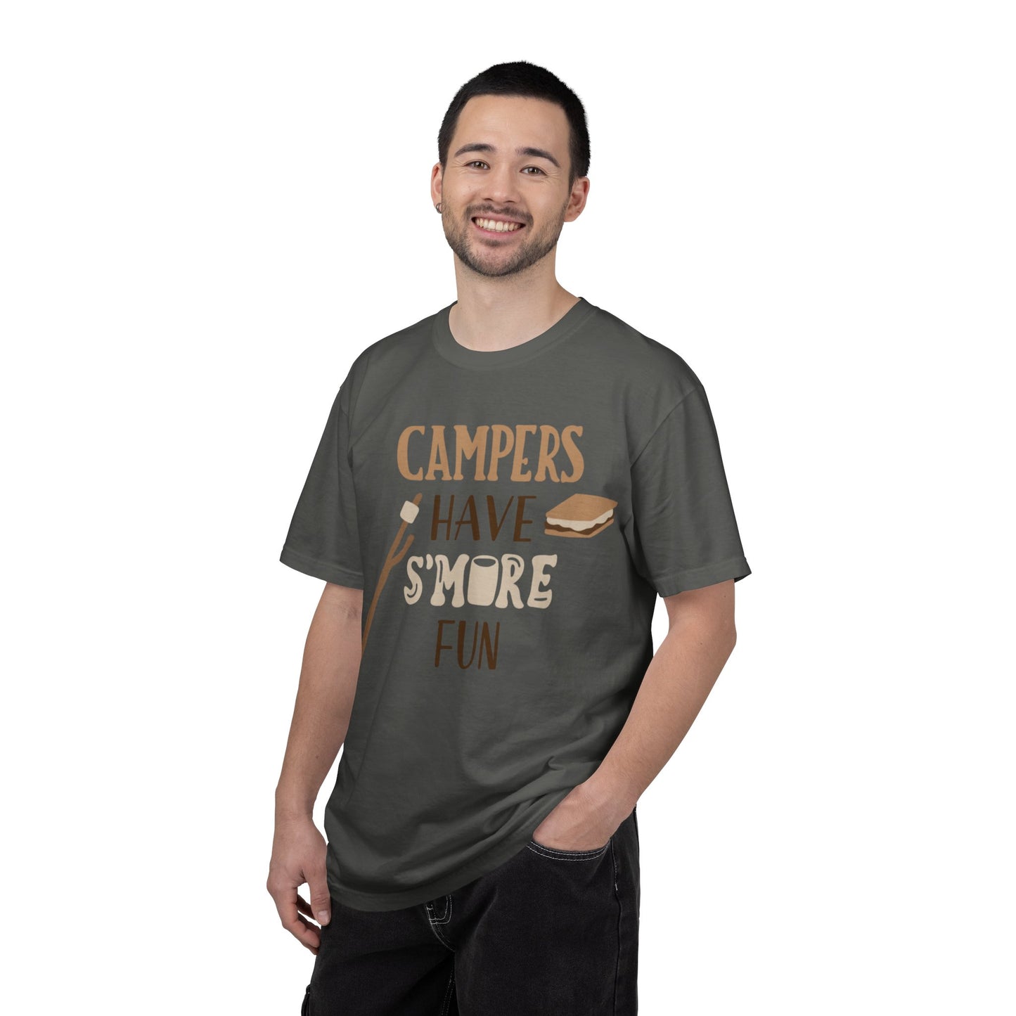 Campers Adventure Mountain Tee Belays Ropes Fun Activities Unisex Heavy Cotton T-Shirt