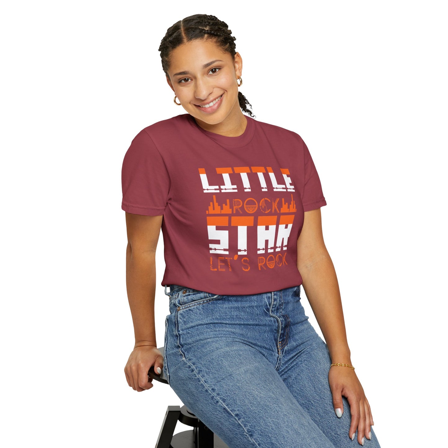 Thrilling Little Rock Star Born To Rock Rock And Roll Passion Rocker At Heart Rock Enthusiasm Unisex Heavy Cotton T-Shirt