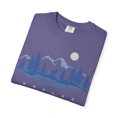 Unplug - Unisex Garment-Dyed T-shirt
