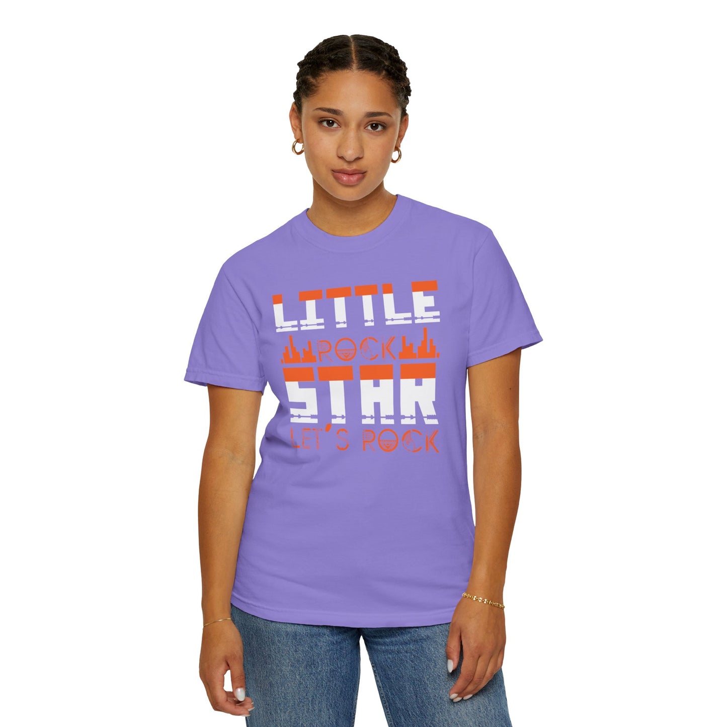 Thrilling Little Rock Star Born To Rock Rock And Roll Passion Rocker At Heart Rock Enthusiasm Unisex Heavy Cotton T-Shirt