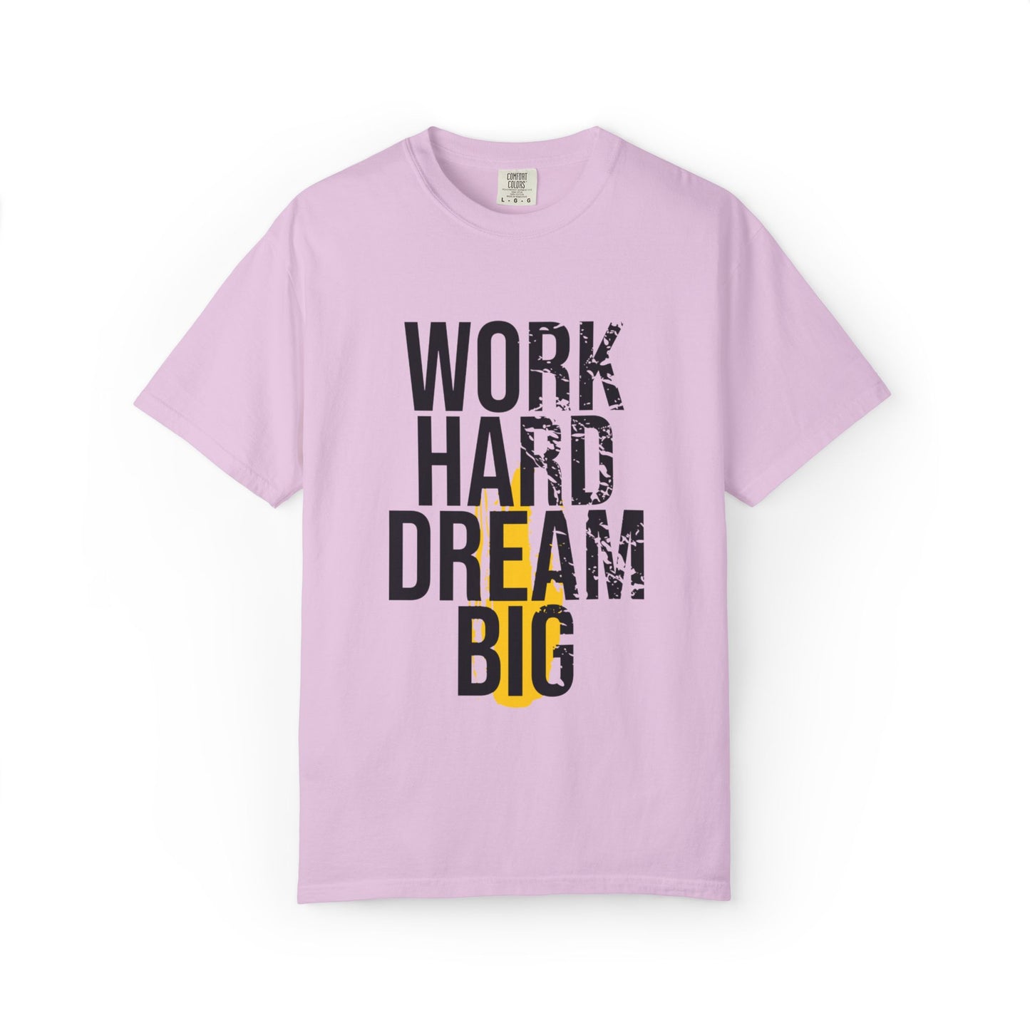 Work Hard Dream Big Creativity Imagination Tee Determination Reach For The Stars Unisex Heavy Cotton T-Shirt