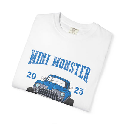 Funny Mini Monster Truck Manic Speed Truck Power Sarcastic Extreme Adventure Four-Wheel Drive Unisex Heavy Cotton T-Shirt
