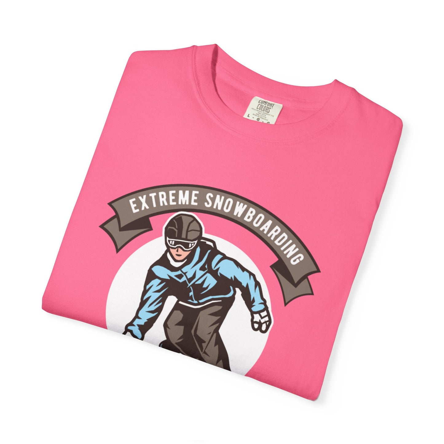 Extreme Snowboarding Sports Club Holly Jolly Winter Tee Wonderland Unisex Heavy Cotton T-Shirt