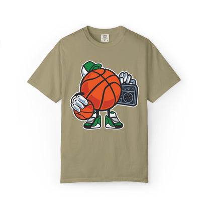 Funny Street Basketball Court King Queens Basketball Lovers Tee Slam Dunk Net Warriors Unisex Heavy Cotton T-Shirt