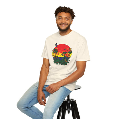 Palm Trees Island Summer Trendy Tee Sunshine Days Ice Cream Summer Camp Beachcombing Anchor Unisex Heavy Cotton T-Shirt