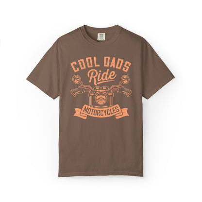 Funny Cool Dad Motorcycle Sporty Dad Sarcastic Pedal Power Dad Bike Lover Unisex Heavy Cotton T-Shirt