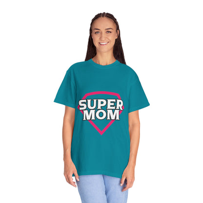 Cute Super Mom Motherhood Mama Love Master Multitasker Life Giver Wonder Woman Unisex Heavy Cotton T-Shirt