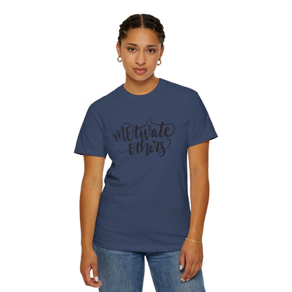 Motivate Others Leadership Inspiration Tee Positive Feedback Passion Self-Belief Professional Attitude Unisex Heavy Cotton T-Shirt