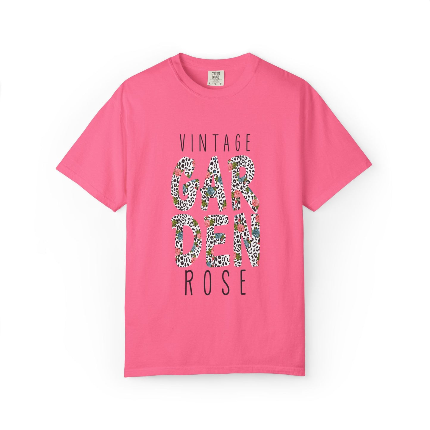 Vintage Garden Rose Heartwarming Lovely Trendy Tee Sweet Charismatic Beautiful Fragrance Happiness Unisex Heavy Cotton T-Shirt