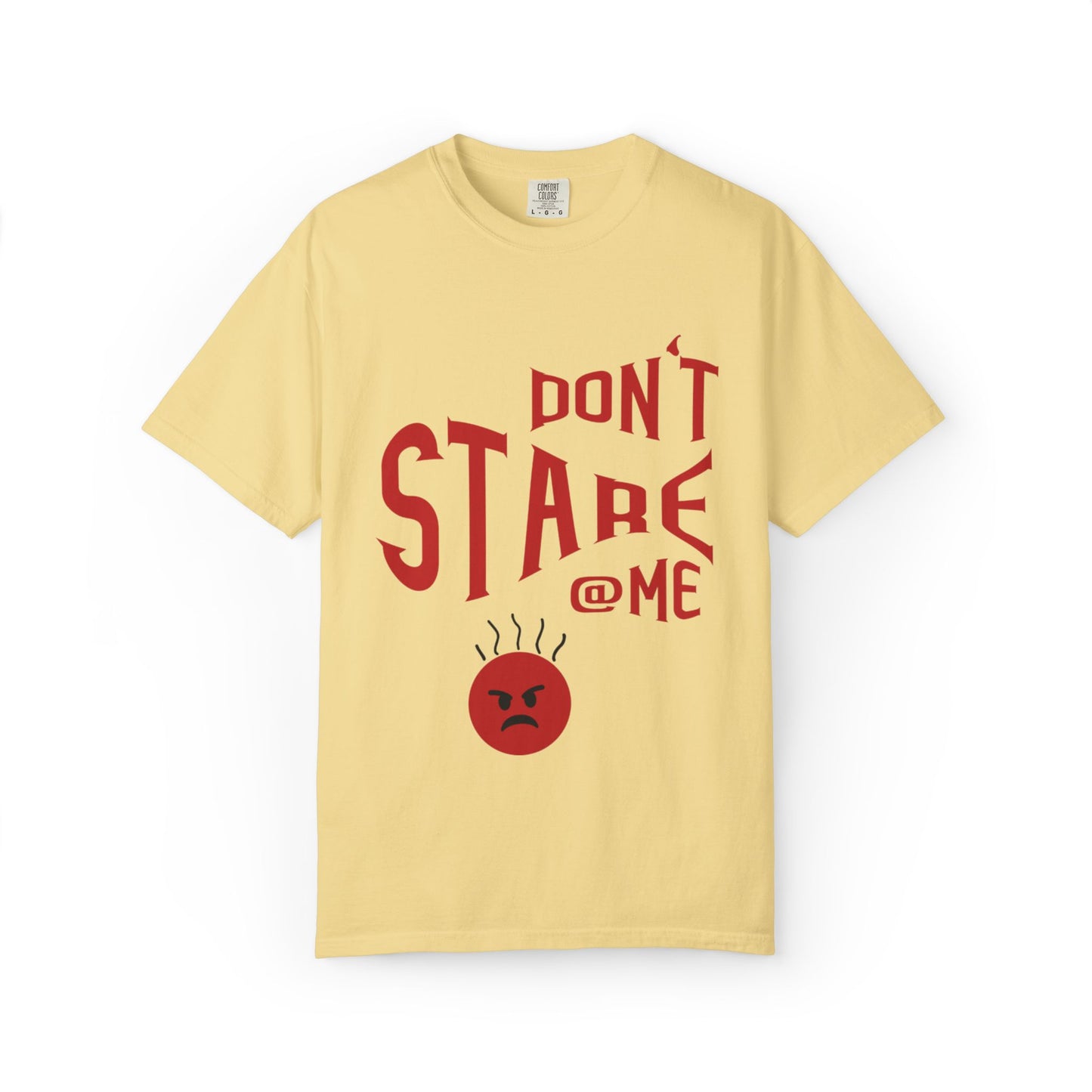 Don’t Stare Me Politeness Tee Personal Space Self-Consciousness Respect Boundaries Unisex Heavy Cotton T-Shirt