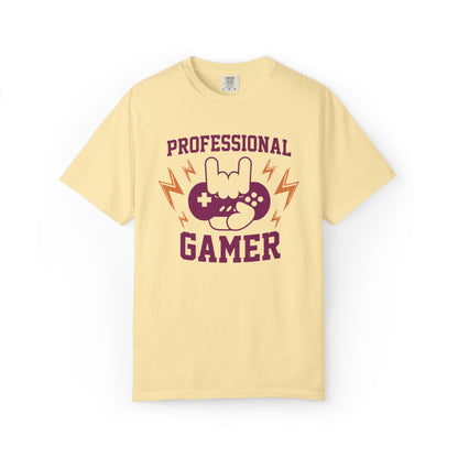 Professional Gamer Warriors Tee Non-Stop Playing Gaming Obsession Unisex Heavy Cotton T-Shirt