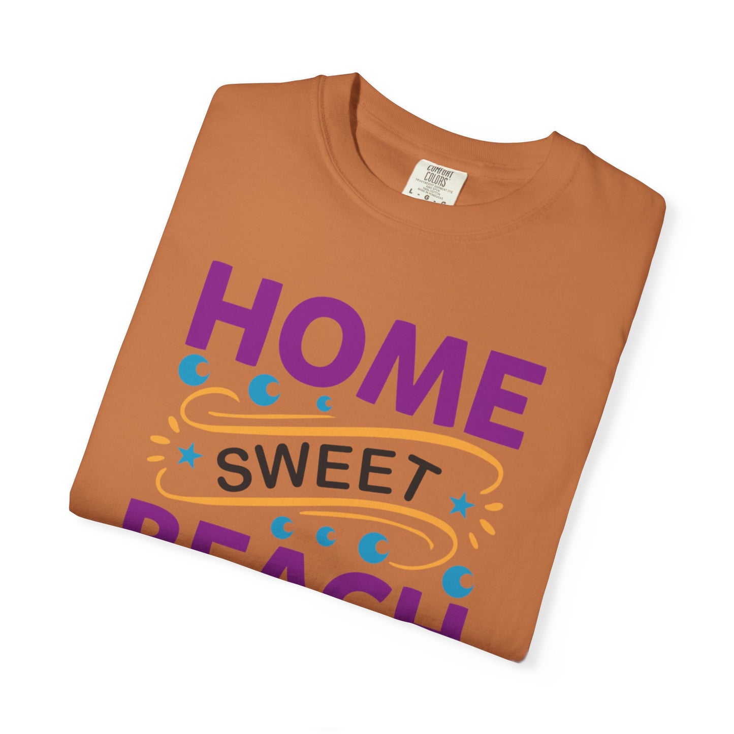 Enjoyable Home Sweet Beach House Beach Life Sun Sand Sea Seashells Sea Breeze Beach Sun Glasses  Unisex Heavy Cotton T-Shirt